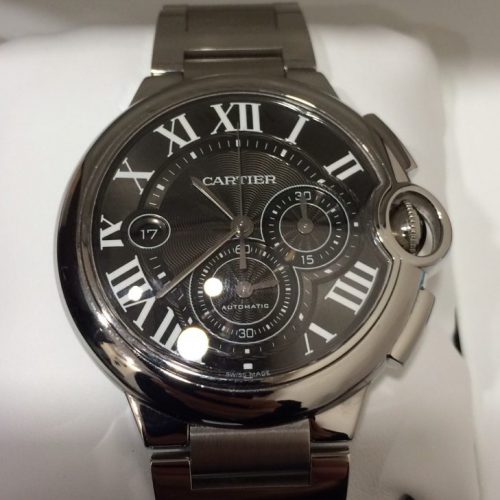 カルティエの腕時計 バロンブルークロノ買取事例 青山表参道店