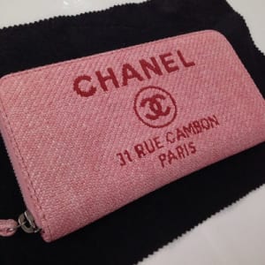 シャネル ドーヴィル長財布 ラウンドファスナーの買取事例@銀座店