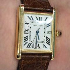 カルティエ タンクルイlmの買取事例 青山表参道店 クオーツの時計も高価買取です