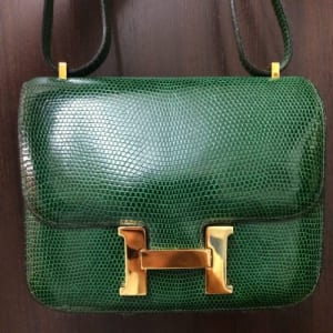エルメス ハンドバッグ コンスタンスミニ リザード