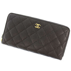 レア！CHANEL ボーイシャネル コインケース キャビア×シルバー金具 未使用