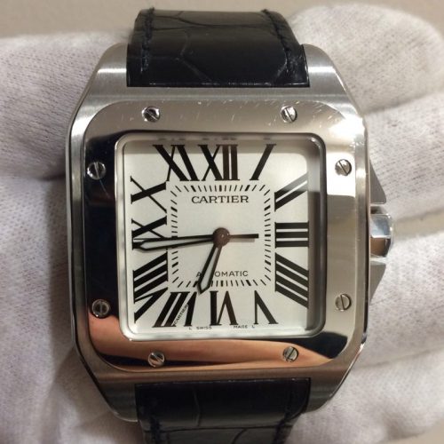 カルティエの腕時計 サントス100を買い取りました