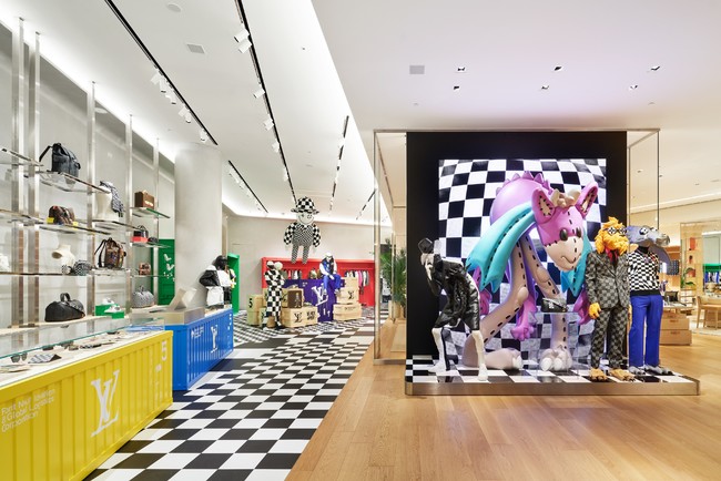 ルイ・ヴィトン 渋谷メンズ店、2021春夏メンズコレクション仕様のウィンドウとポップアップスペースが登場