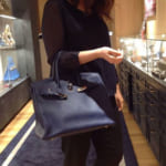 エルメス(HERMES) のブルーサフィールのバーキン