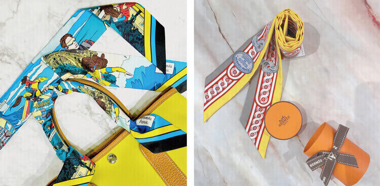 エルメス(HERMES)のスカーフ「ツイリー」について徹底解説!巻き方
