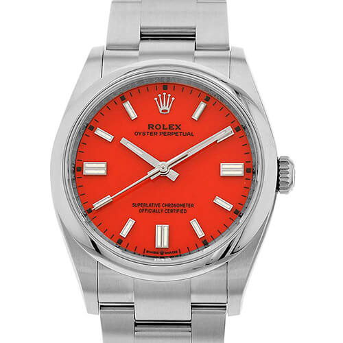 ロレックス(ROLEX)のオイスターパーペチュアル人気サイズ34・36・41や