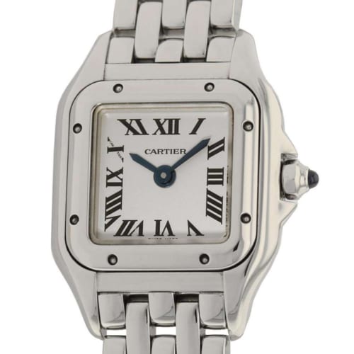 カルティエ パンテール ドゥ カルティエ ミニ WSPN0019 Cartier 腕時計 レディース シルバー文字盤 【安心保証】