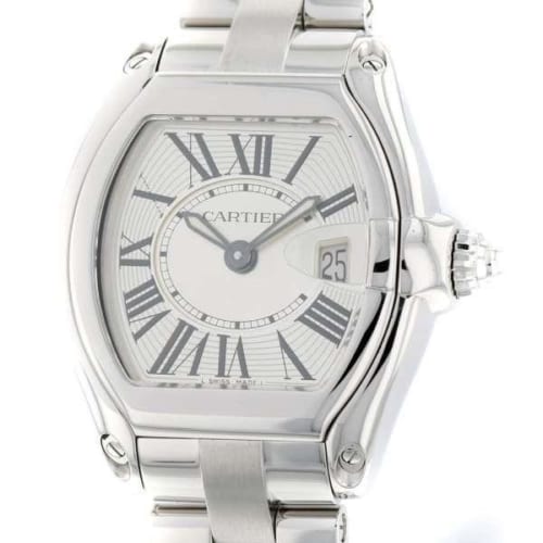 カルティエ ロードスターSM クォーツ W62016V3 Cartier 腕時計 ウォッチ レディース 安心保証