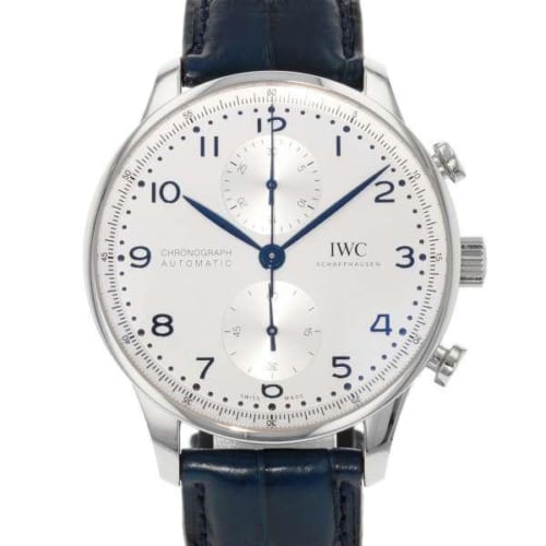 IWC ポルトギーゼ・クロノグラフ IW371605 腕時計 ウォッチ シルバー文字盤 安心保証
