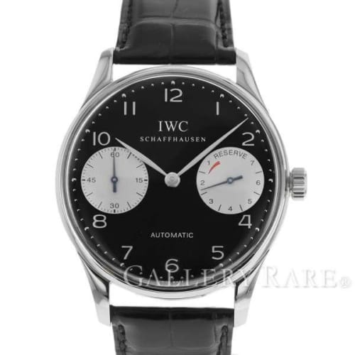 IWC ポルトギーゼ オートマティック2000 7デイズ IW500001 腕時計 黒文字盤 世界限定1000本