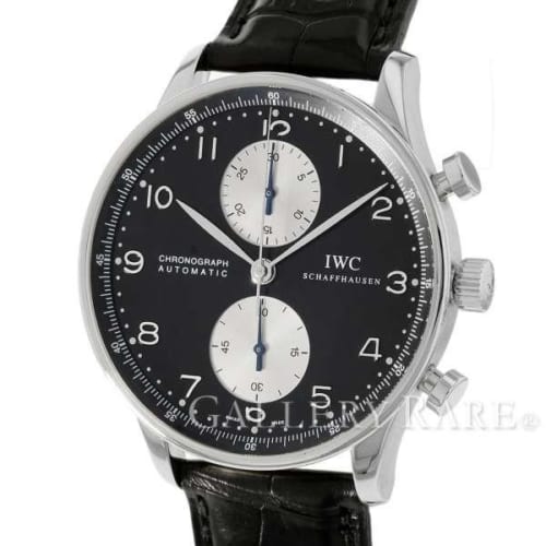 IWC ポルトギーゼ クロノグラフ オートマティック IW371404 腕時計 ウォッチ 黒文字盤