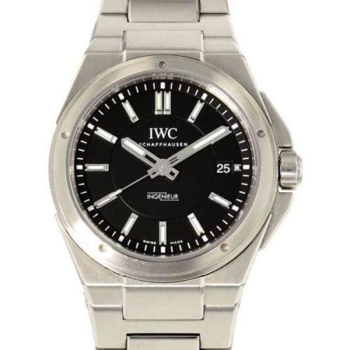 IWC インヂュニア オートマティック IW323902 腕時計 黒文字盤 安心保証