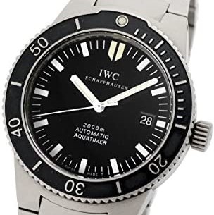 アイダブリューシー IWC 腕時計 GSTアクアタイマー オートマティック ブラック TI IW353601 メンズ