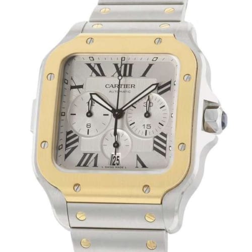 カルティエ サントス ドゥ カルティエ SS/K18YGイエローゴールド W2SA0008 Cartier 腕時計 