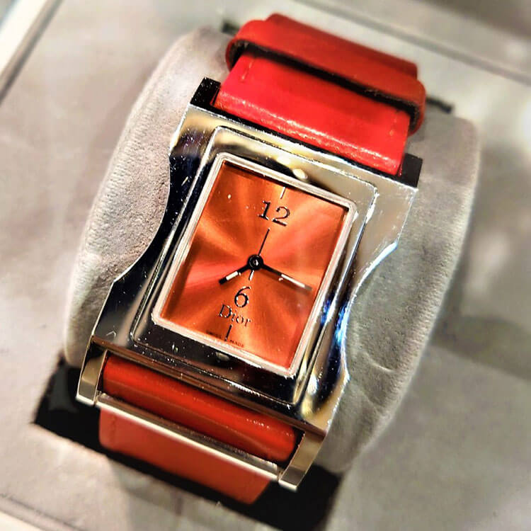 レディースChristian Dior　クリスチャン・ディオール　腕時計　レザー　クリス
