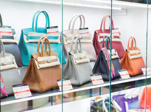 神戸元町店 エルメス陳列