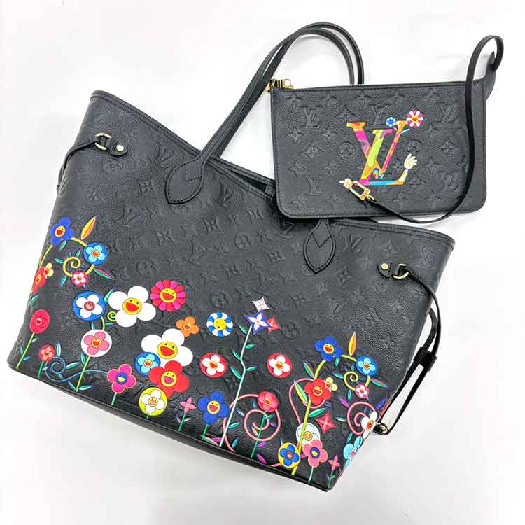 ルイ・ヴィトン モノグラム・アンプラント LV×TM ネヴァーフルMM M13675