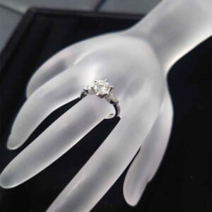 ダイヤ 0.916ct リング Pt900 4.4g