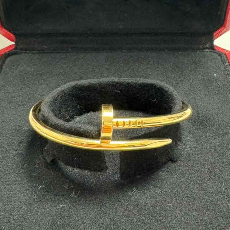 カルティエ ジュストアンクル ブレスレット15 K18イエローゴールド B6048115