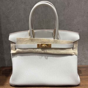 エルメス バーキン30 クレ トゴ ゴールド金具 W刻印