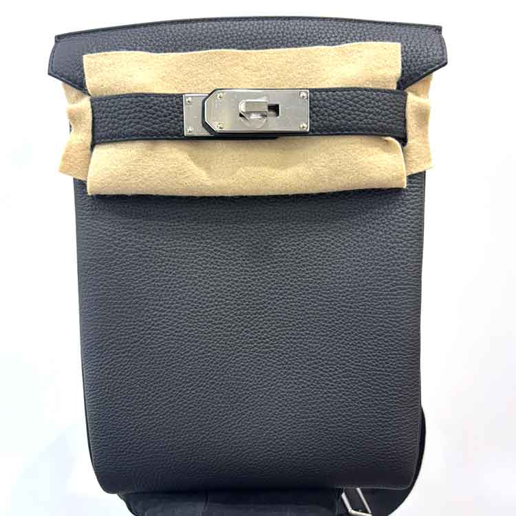 エルメス アッカドPM 黒 トゴ シルバー金具 W刻印