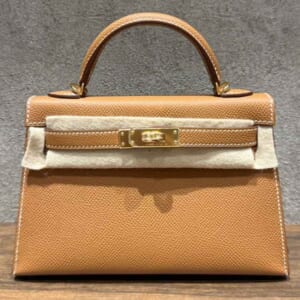 エルメス ミニケリー ドゥ ゴールド エプソン ゴールド金具 W刻印