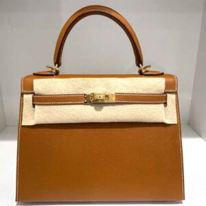 エルメス ケリー25 セリエ(外縫い) ゴールド エプソン ゴールド金具 K刻印
