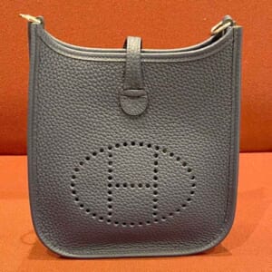 エルメス エブリンTPM ブルードプリュス/モーヴペール/ブルーアズール トリヨンクレマンス ゴールド金具