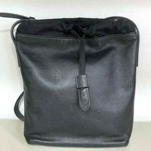 ルイ・ヴィトン モノグラム・シャドウ ナノバッグ ノワール ブラック金具 M43875