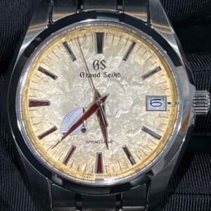 セイコー グランドセイコー ヘリテージコレクション スプリングドライブ 銀座限定500本 41mm ライトゴールド Ti SBGA503