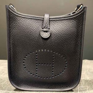 エルメス エブリンTPM ブルーニュイ トリヨンクレマンス シルバー金具 W刻印