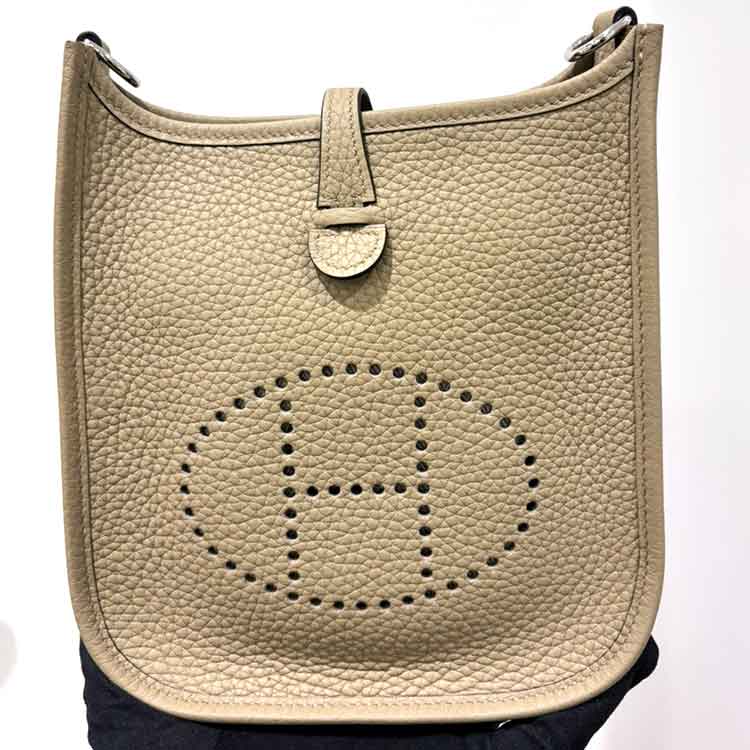 エルメス エブリンTPM ベージュマルファ トリヨンクレマンス シルバー金具 W刻印