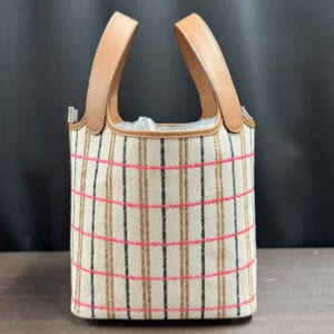 エルメス スニーカー ゲーム 38.5 ピンクベージュ レザー ピンクゴールド金具