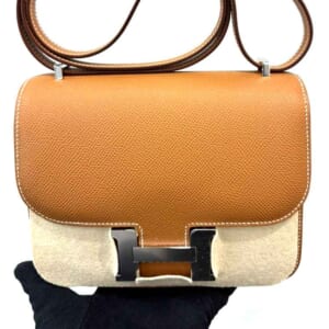 エルメス コンスタンス3 ミロワール ミニ ゴールド エプソン シルバー金具 K刻印