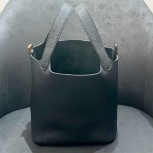 エルメス ピコタンロックPM 黒 トリヨンクレマンス ゴールド金具 W刻印