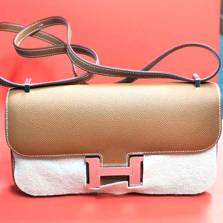 エルメス コンスタンスエラン ミロワール ゴールド エプソン シルバー金具 W刻印