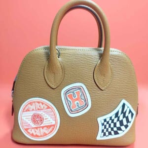 エルメス ボリード1923 ミニ 100周年記念限定 セサミ/マルチカラー シェーブル シルバー金具 W刻印
