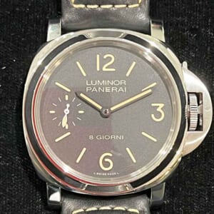 パネライ ルミノール ベース 44mm ブラック文字盤 SS/レザー PAM00915