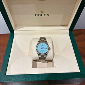 ロレックス オイスターパーペチュアル 31mm ターコイズブルー SS 277200
