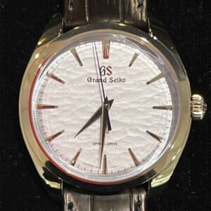 セイコー グランドセイコー エレガンス コレクション 御神渡り 38.5mm ブルー文字盤 SS/クロコダイル SBGY007