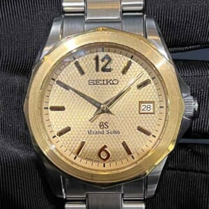 セイコー グランドセイコー 9F 39mm シャンパン文字盤 18Kイエローゴールド/SS SBGX036
