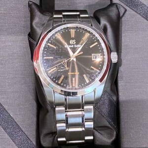 セイコー グランドセイコー ヘリテージコレクション スプリングドライブ 40mm ブラック文字盤 SS SBGA401
