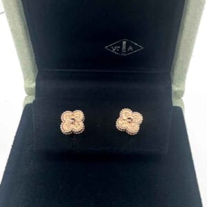 ヴァン クリーフ&アーペル スゥイートアルハンブラ ピアス K18ピンクゴールド VCARO8DB00