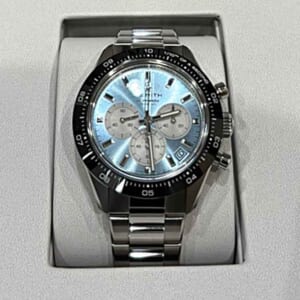 ゼニス クロノマスター スポーツ ヨシダ スペシャル 名古屋限定300本 41mm アイスブルー SS 03.3106.3600/55.M3100