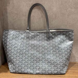 ゴヤール サン・ルイPM グレー PVC/レザー STLOUIPMLTY51CL51P