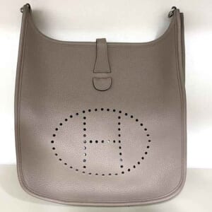 エルメス エブリン3PM グリアスファルト トリヨンモーリス シルバー金具 C刻印