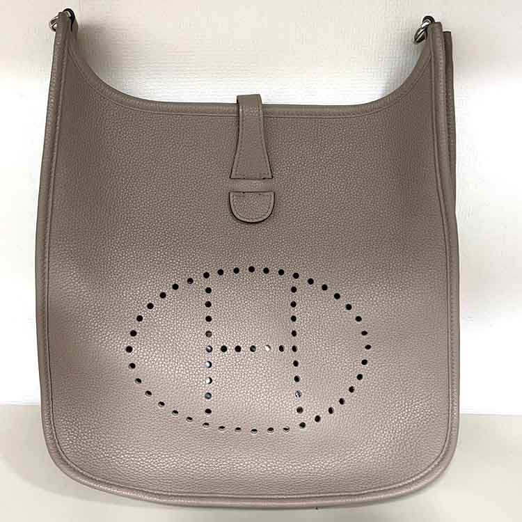 エルメス エブリン3PM グリアスファルト トリヨンモーリス シルバー金具 C刻印