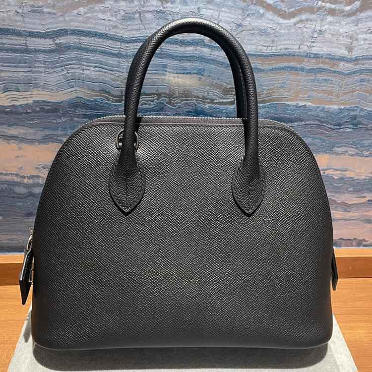エルメス ボリード1923 25 黒 エプソン シルバー金具 W刻印