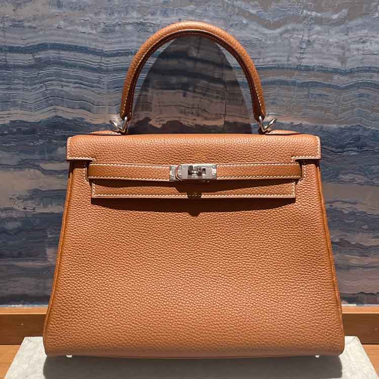 エルメス ケリー25 ゴールド トゴ ゴールド金具 B刻印