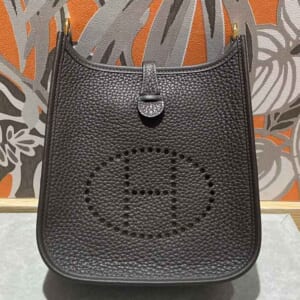 エルメス エブリンTPＭ アマゾン サングル ジグザグ エベンヌ トリヨンクレマンス ゴールド金具 W刻印